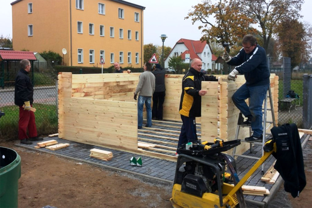 Neues Kassenhäuschen